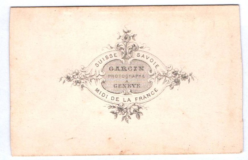 CDV Foto Vevey Lac de Geneve Genf Swiss 1880er 