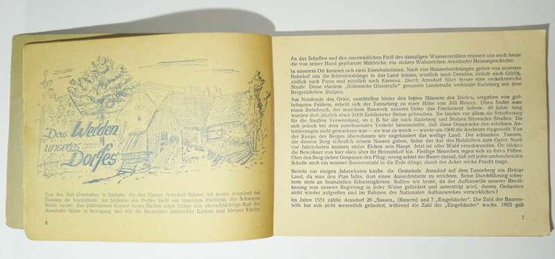 50 Jahre Schule in Arnsdorf 1954 Sachsen