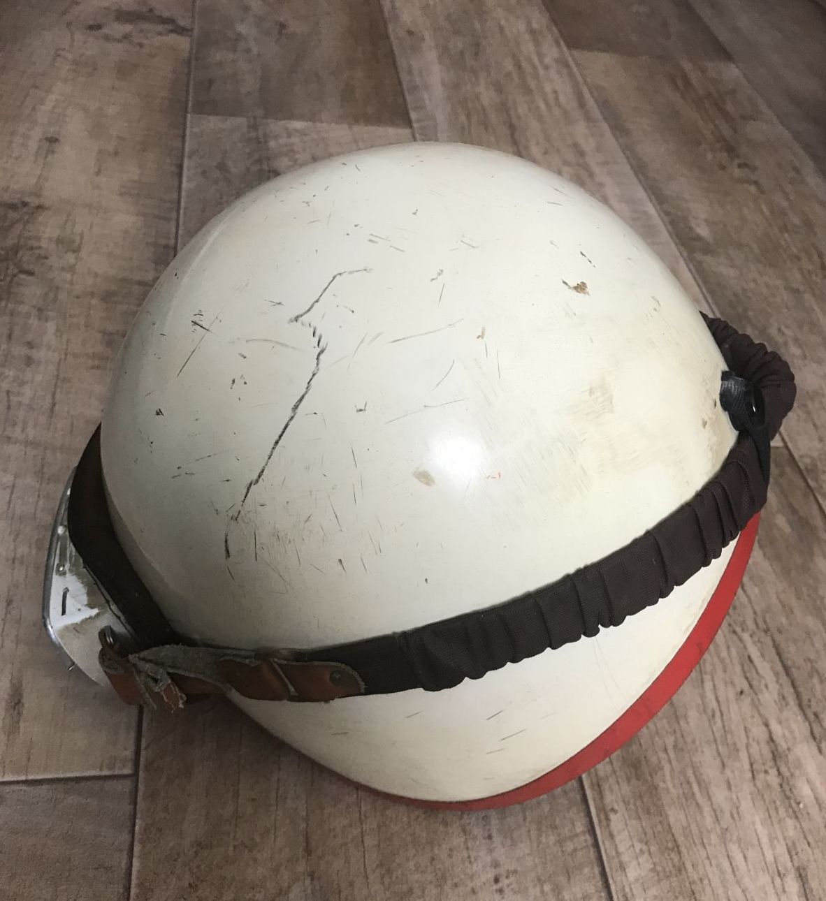 Motorradhelm Perfekt DDR Helm Eierschale 54-58mm Mopedhelm Halbschale