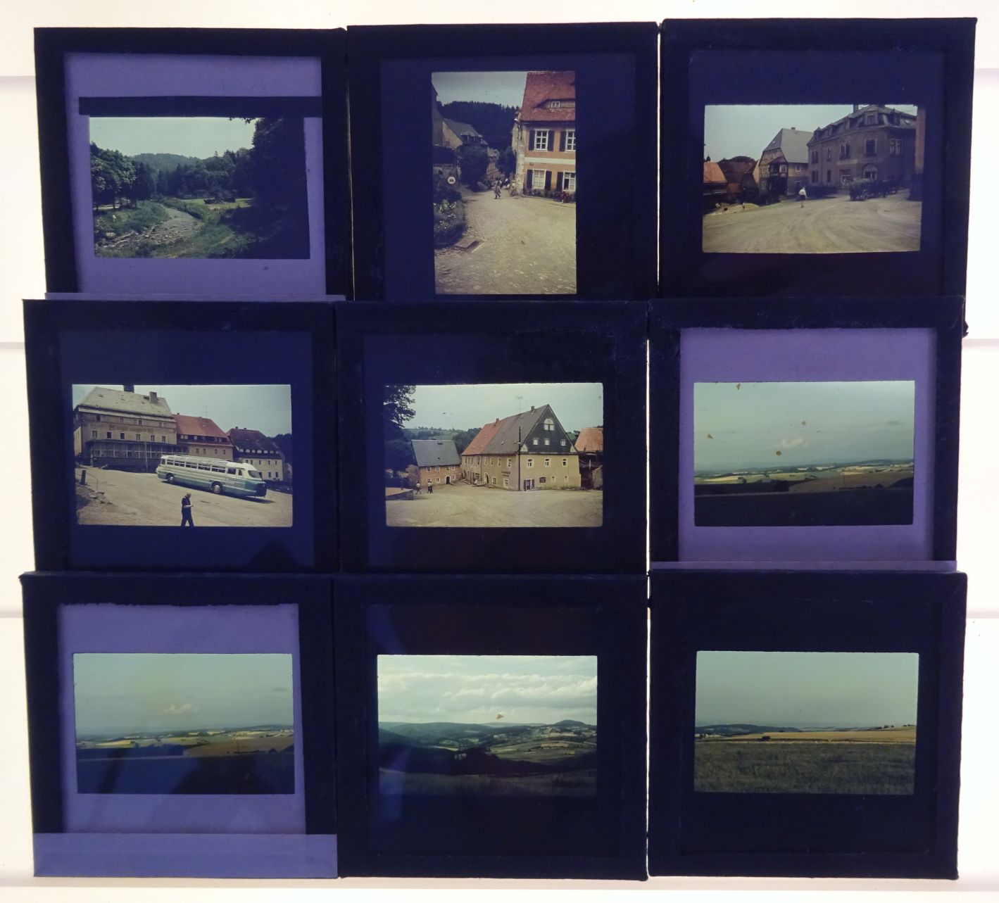 Glasdia Lauenstein 16 Stück Dia Farbdia 1950er Glasdia Lauenstein 16 Stück Dia Farbdia 1950er