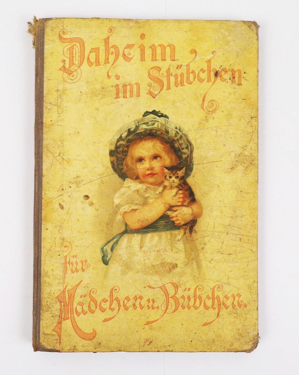 Daheim im Stübchen für Mädchen und Bübchen um 1900 Kinderbilderbuch