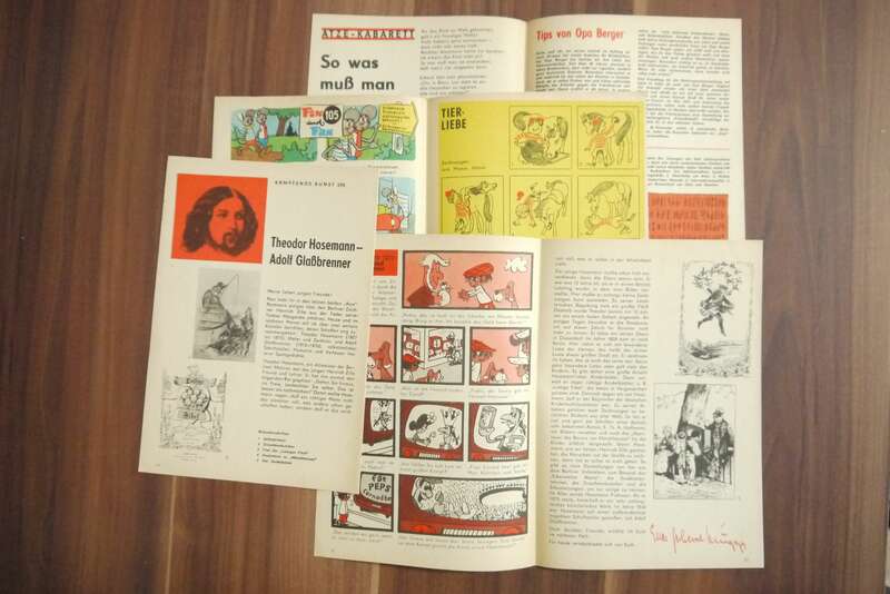 Atze 1966 DDR Comic Heft 10 Sowas muss man rot anstreichen