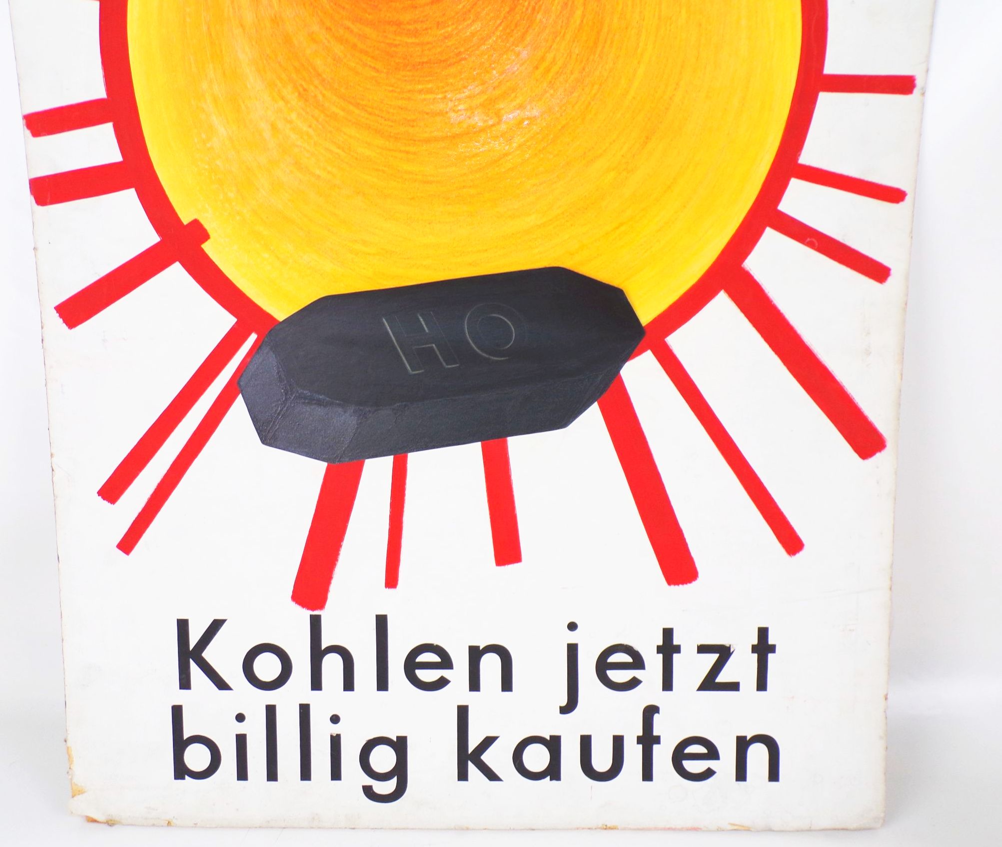Kohle Plakat DDR Werbung Achim Frank Hochschule Bildende Kunst Berlin Weissensee
