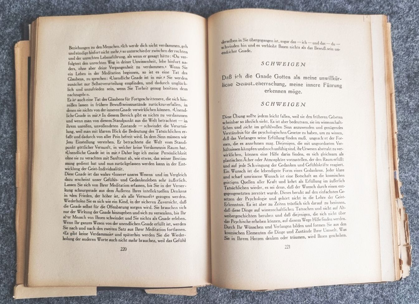 Der Weg des Schweigens A Curtis 1923 Den Weg zur Verinnerlichung Buch Der Weg des Schweigens A Curtis 1923 Den Weg zur Verinnerlichung Buch