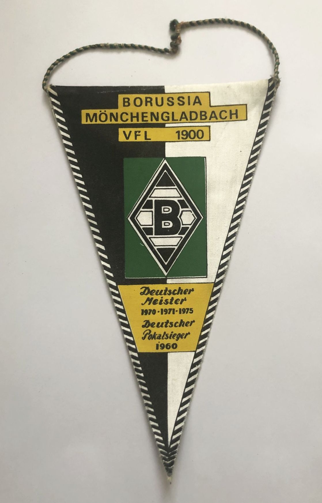 Borussia Mönchengladbach VFL 1900 Deutscher Meister Wimpel Fußball
