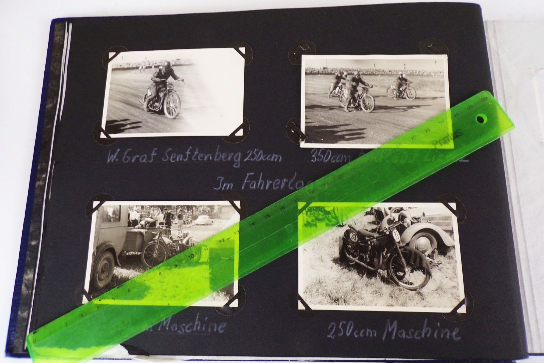 Motorsport Fotoalbum Grasbahnrennen 1957 Görlitz Meissner Sandbahnrennen