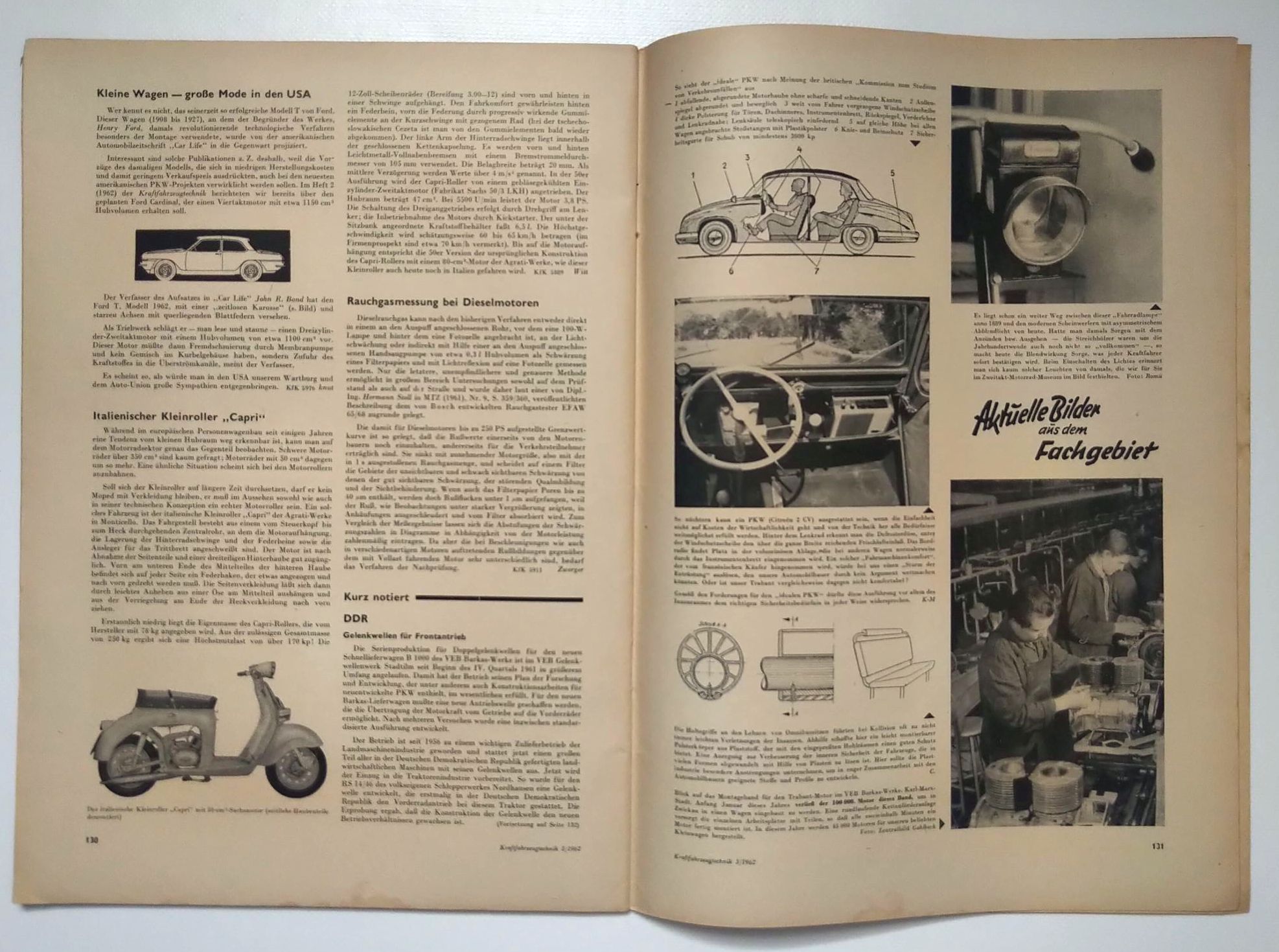 Kraftfahrzeugtechnik Zeitschrift DDR Nr 3 Wartburg 312 Weiterentwicklungen 1962 Kraftfahrzeugtechnik Zeitschrift DDR Nr 3 Wartburg 312 Weiterentwicklungen 1962