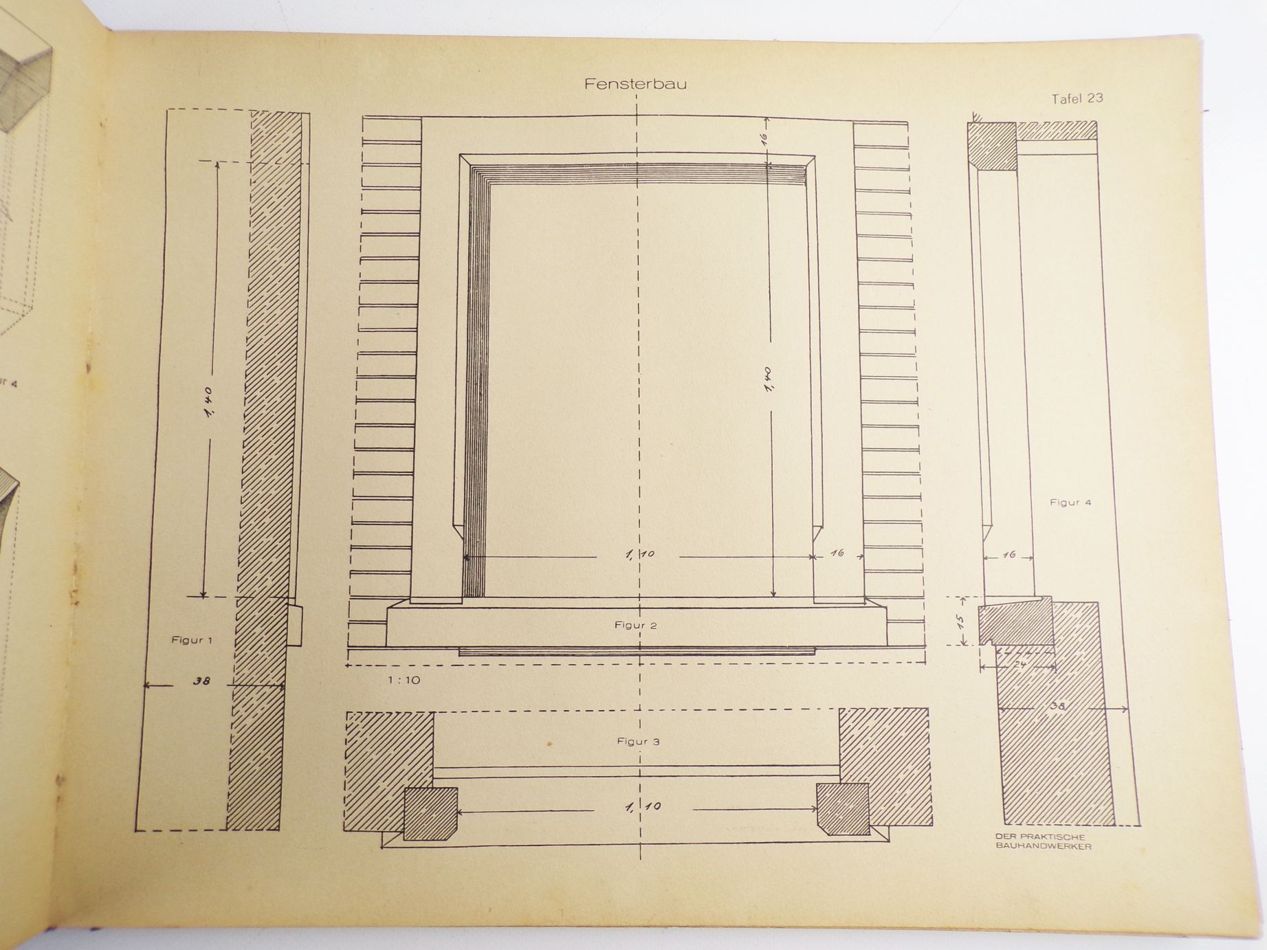 Der praktische Bauhandwerker Hilfs und Lehrbuch Architekt Exner 