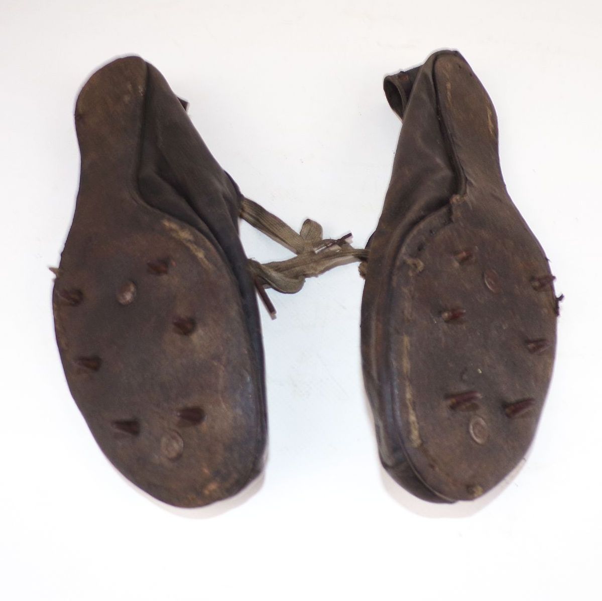 Alte Leder Sprintschuhe Track Spikes Sprint Shoes Sportschuhe 