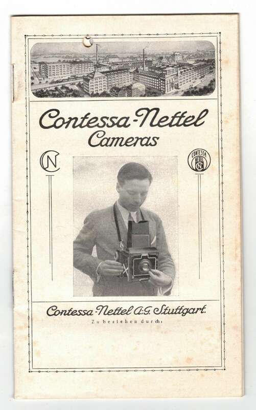 Katalog Contessa Nettel Cameras 1926 Kamera Fotoapparate 