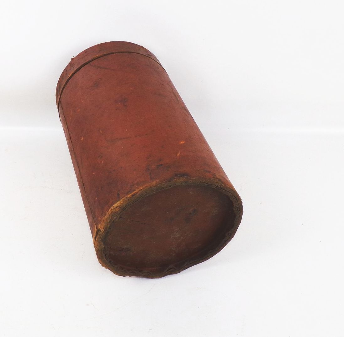 Alte Minol Pappdose Abschmierfett DDR Garage Deko 