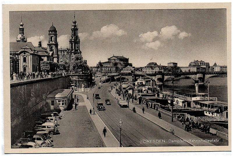 Ansichtskarten Gruß aus Dresden 5 Stück alte Postkarten Sachsen