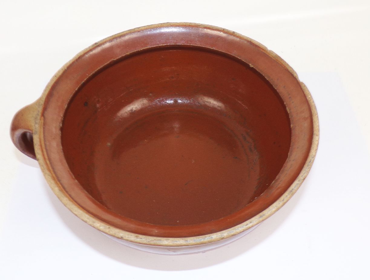 Flaches Keramik Gefäß Schale Pflanzschale Gartendose Tischdeko Alt 