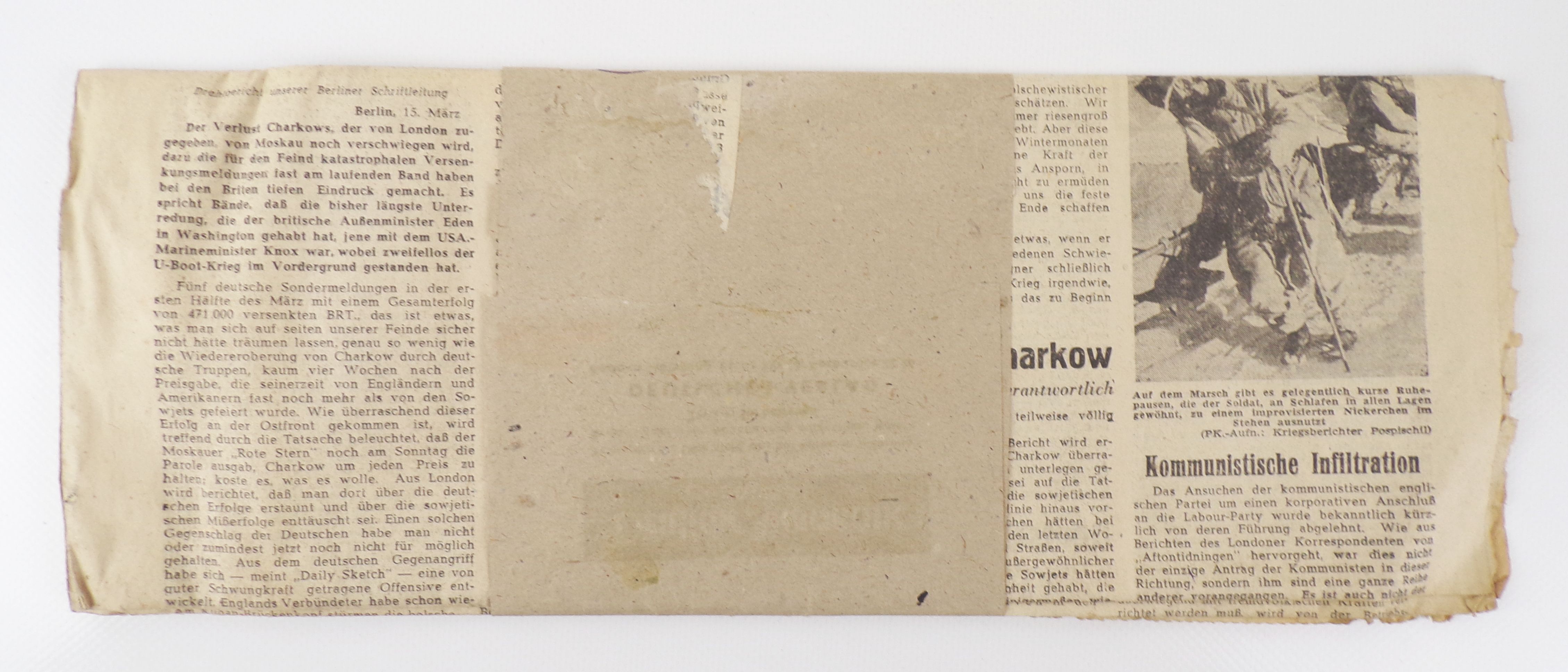 Litzmannstädter Zeitung 1943 mit Feldpost Streifband 431 Stab 2 Wk Litzmannstädter Zeitung 1943 mit Feldpost Streifband 431 Stab 2 Wk