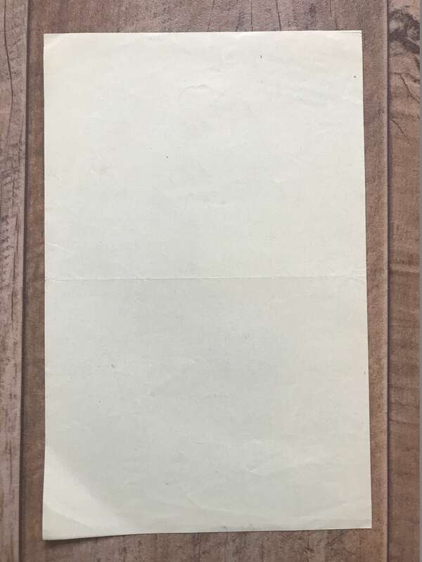 Flyer Wäschefabrikation Hans Buschmann Werbeblatt Kötzschenbroda Sachsen