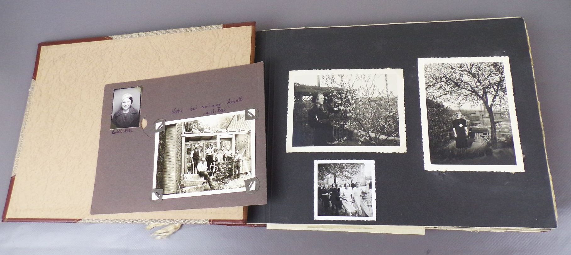 Altes Fotoalbum weiblicher RAD Alltag Ausflug 1949 Altes Fotoalbum weiblicher RAD Alltag Ausflug 1949