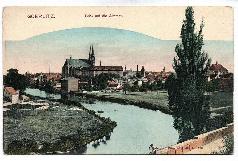 Ak Görlitz Blick auf die Altstadt