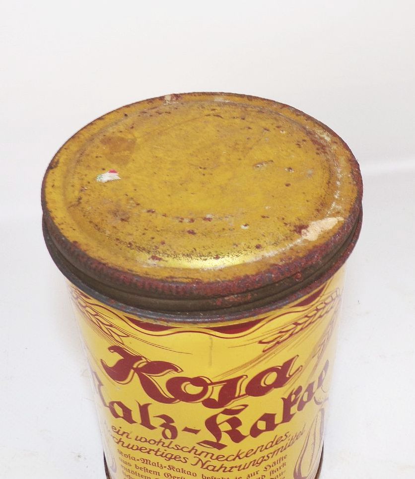 Alte Kosa Malz Kakao Blechdose Niederoderwitz 1930er 
