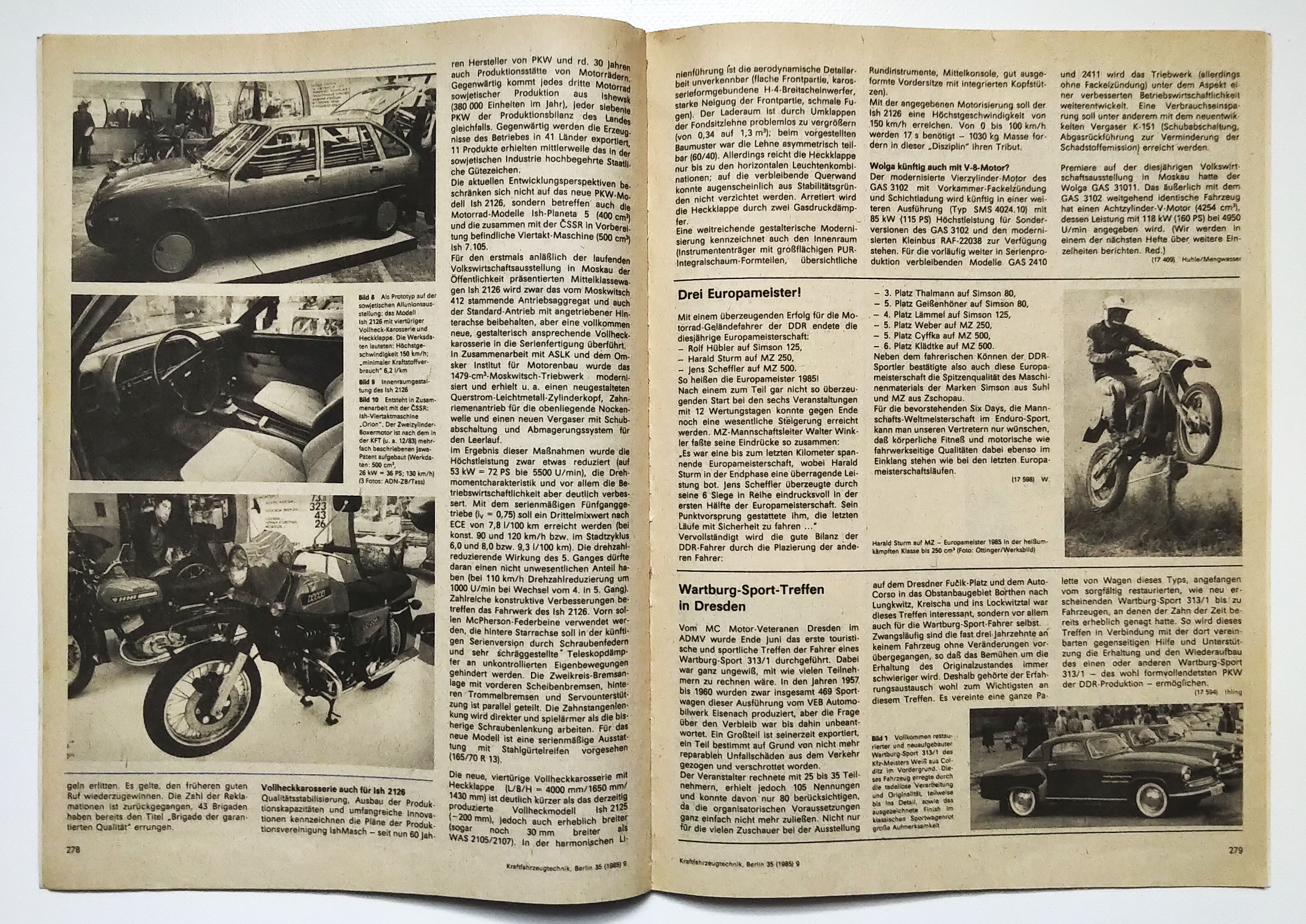 KFT Kraftfahrzeugtechnik Zeitschrift Nr 9 Die neue aus Zschopau OMZ ETZ 125 KFT Kraftfahrzeugtechnik Zeitschrift Nr 9 Die neue aus Zschopau OMZ ETZ 125