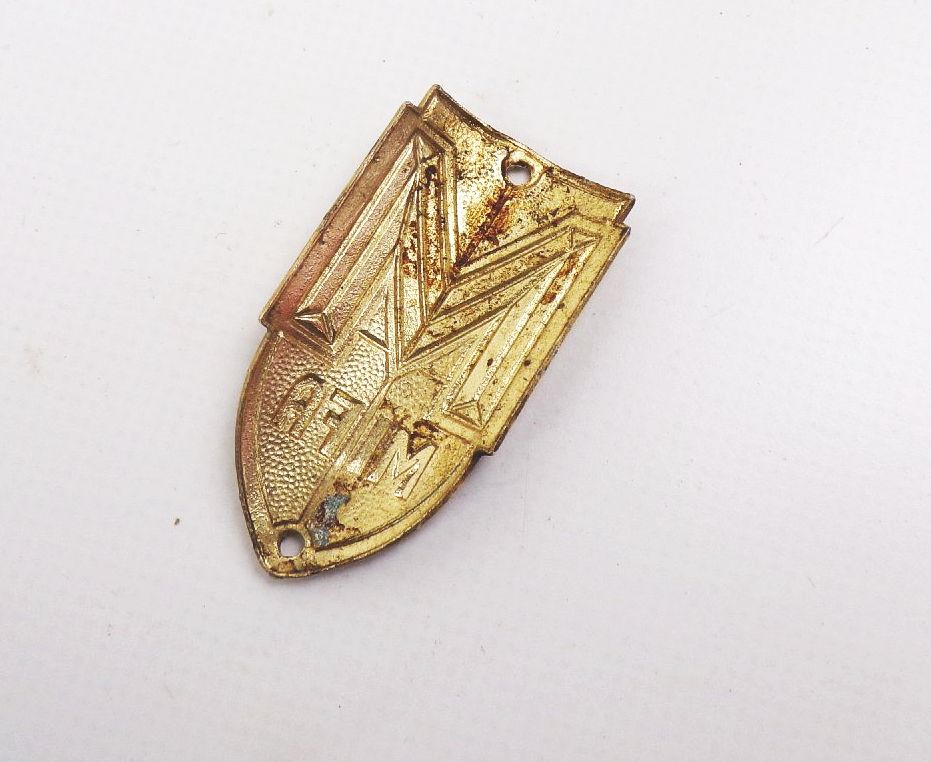 Altes Mifa Fahrrad Emblem Steuerkopfschild vintage Oldtimer