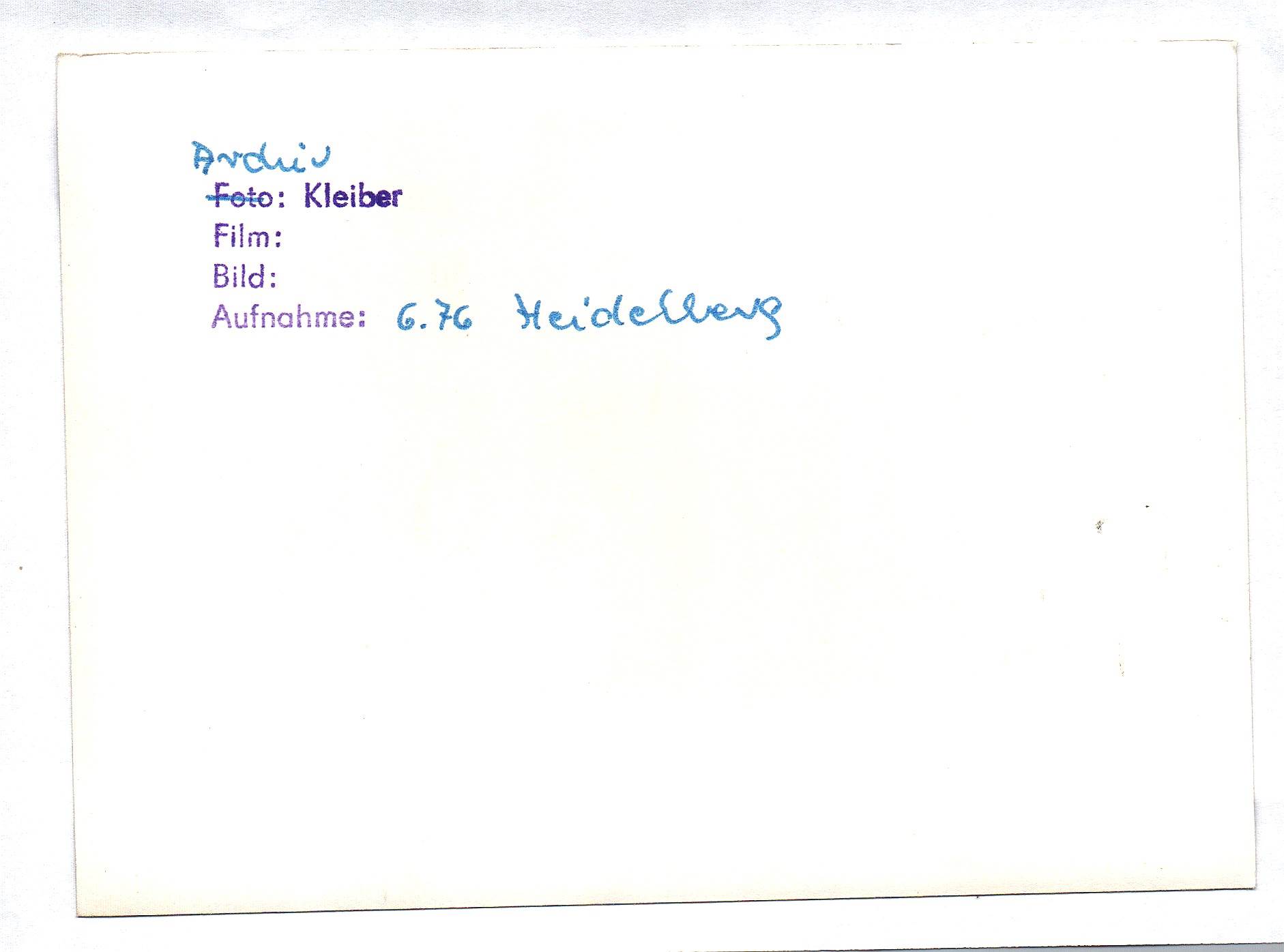 Foto DB Elektrolokomotive 181 211-4 E-Lok Juni 1976 Elektrolok Heidelberg