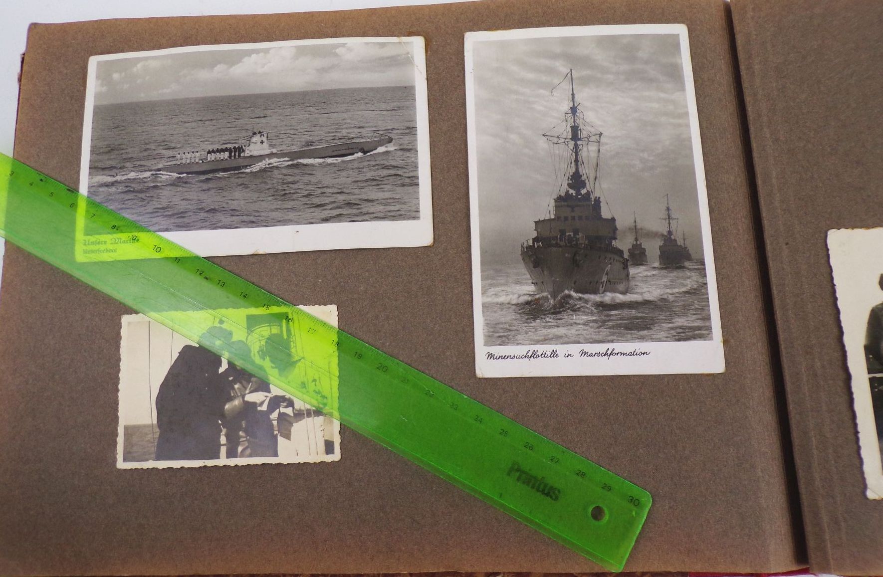 Marine Fotoalbum 2 Wk Schiffe Libau Norwegen Fjorde Matrosen WW2