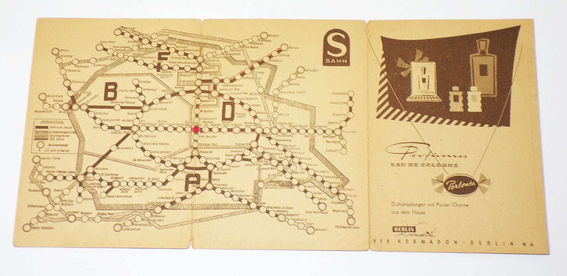 Mit der SBahn UBahn durch Berlin 1958