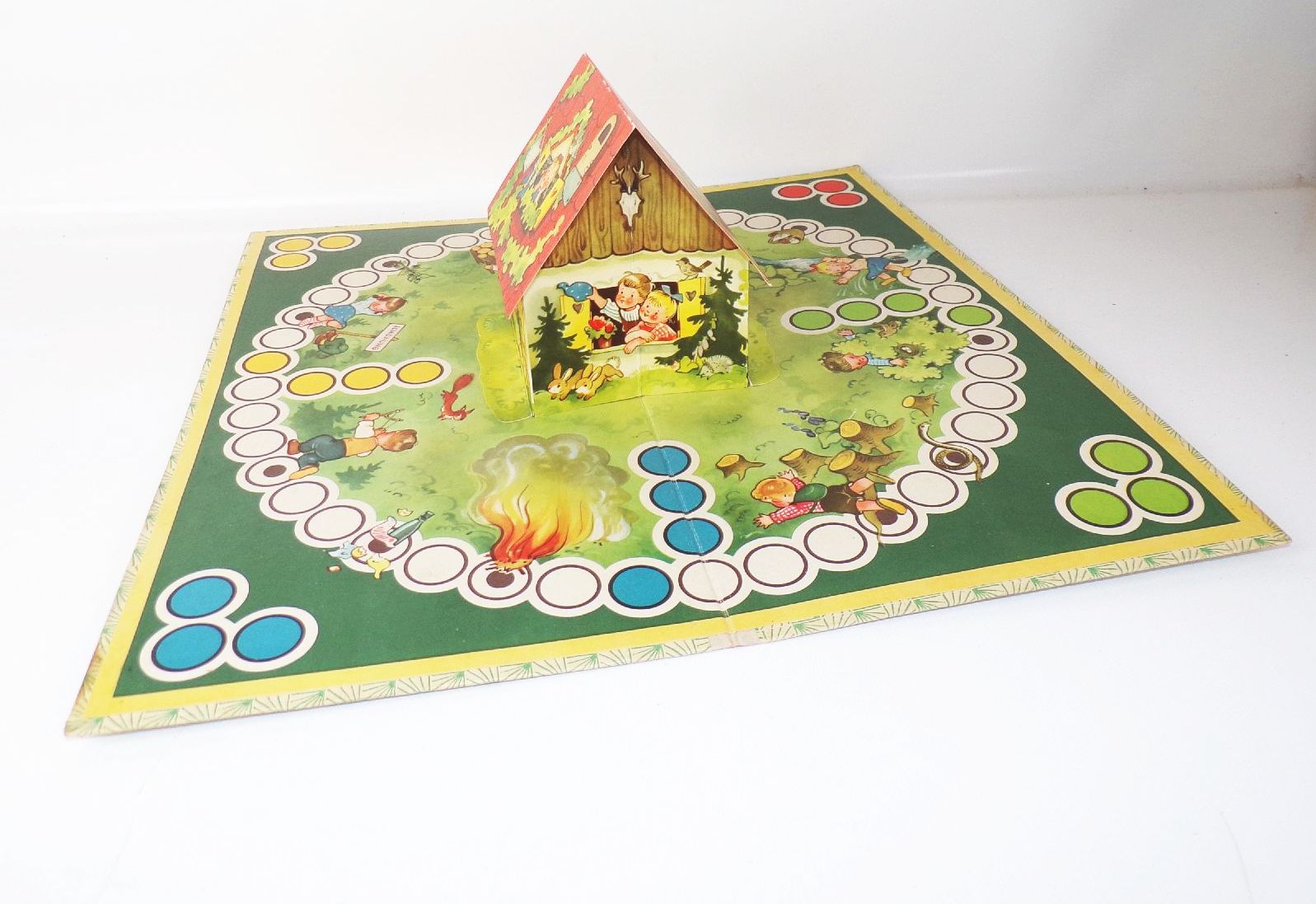 Altes Brettspiel Des wandern ist des Müllers Lust Spika Dresden 1961 Altes Brettspiel Des wandern ist des Müllers Lust Spika Dresden 1961