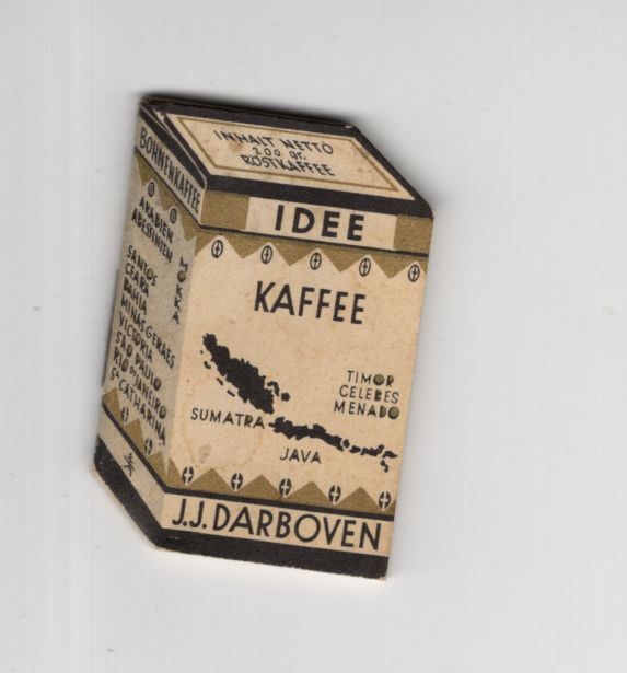 Mini Kalender Darboven Kaffee 1936 Miniatur Taschenkalender Reklame