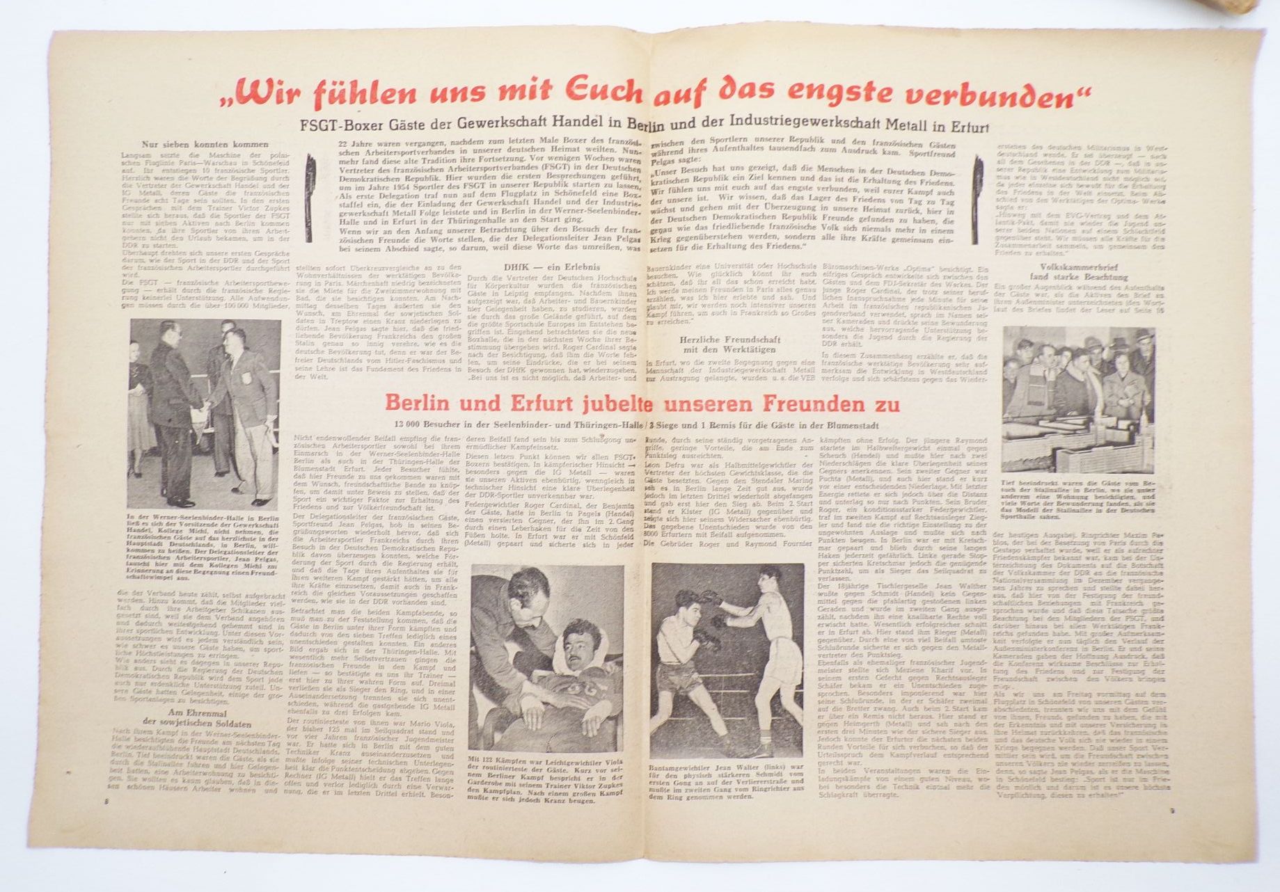 Der illustrierte Boxring Zeitung Boxen Boxer Sport DDR Konvolut Der illustrierte Boxring Zeitung Boxen Boxer Sport DDR Konvolut