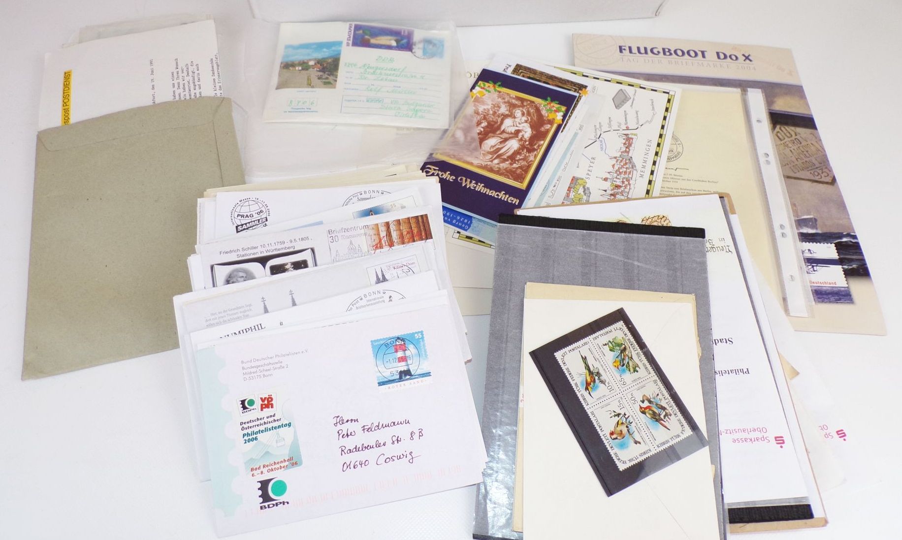 Konvolut Briefmarken FDC Briefe DDR Bundespost BRD Konvolut Briefmarken FDC Briefe DDR Bundespost BRD