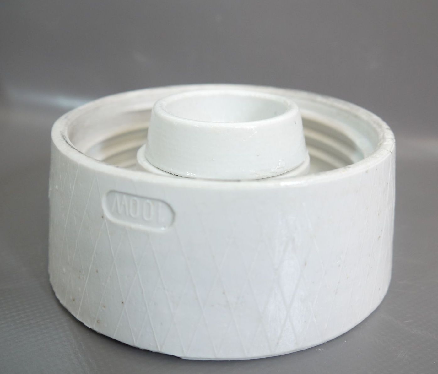 Kellerlampe Flur Badlampe E27 Glas Vintage Deckenlampe rund