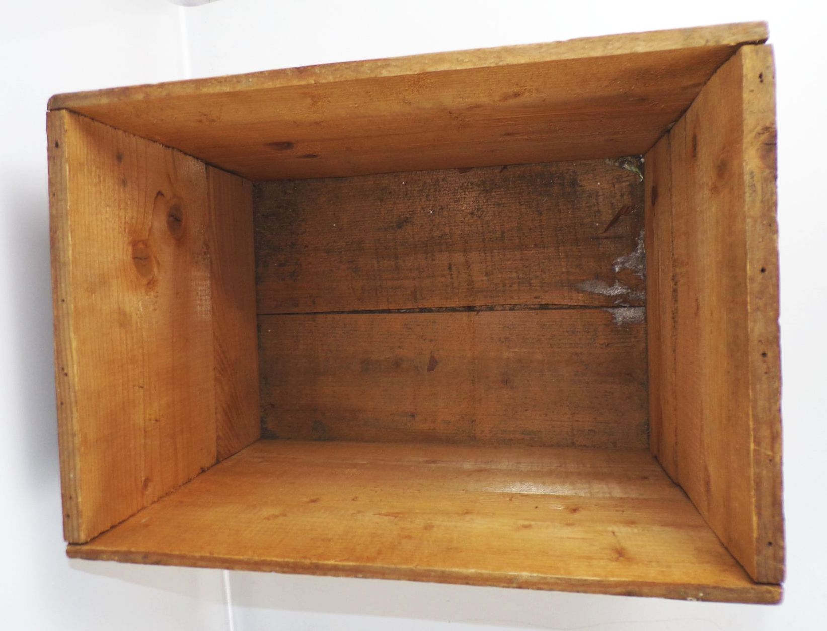 Alte Holzkiste Box Aufbewahrung CCCP Reklame Deko Vintage 