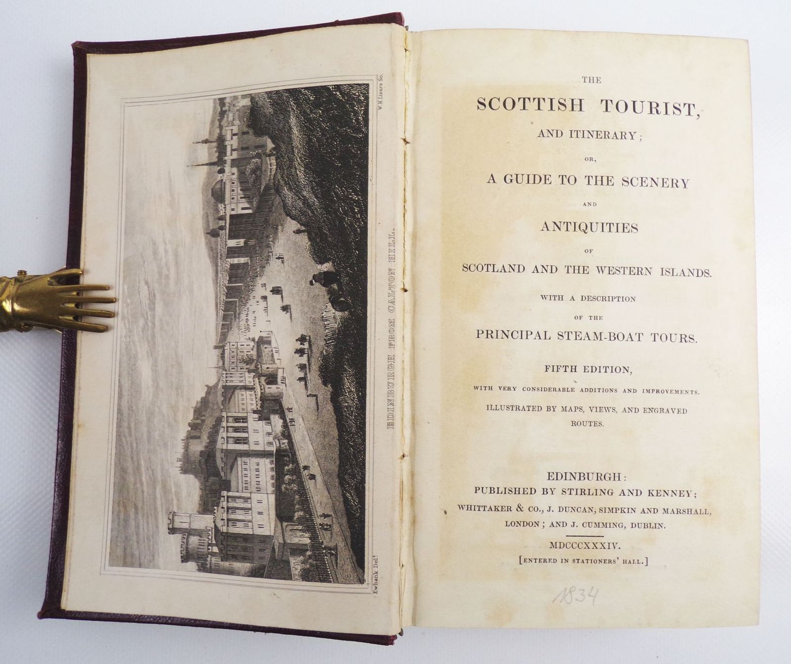 The Scottish Tourist and Itinerary 1834 