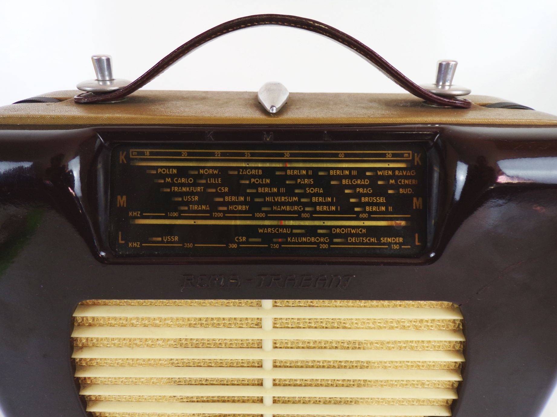 Rema Trabant Radio Bakelit Kofferradio Vintage