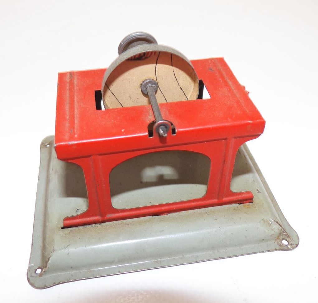 Altes Dampfmaschinen Antriebsmodell Schleifbock Blechspielzeug Altes Dampfmaschinen Antriebsmodell Schleifbock Blechspielzeug