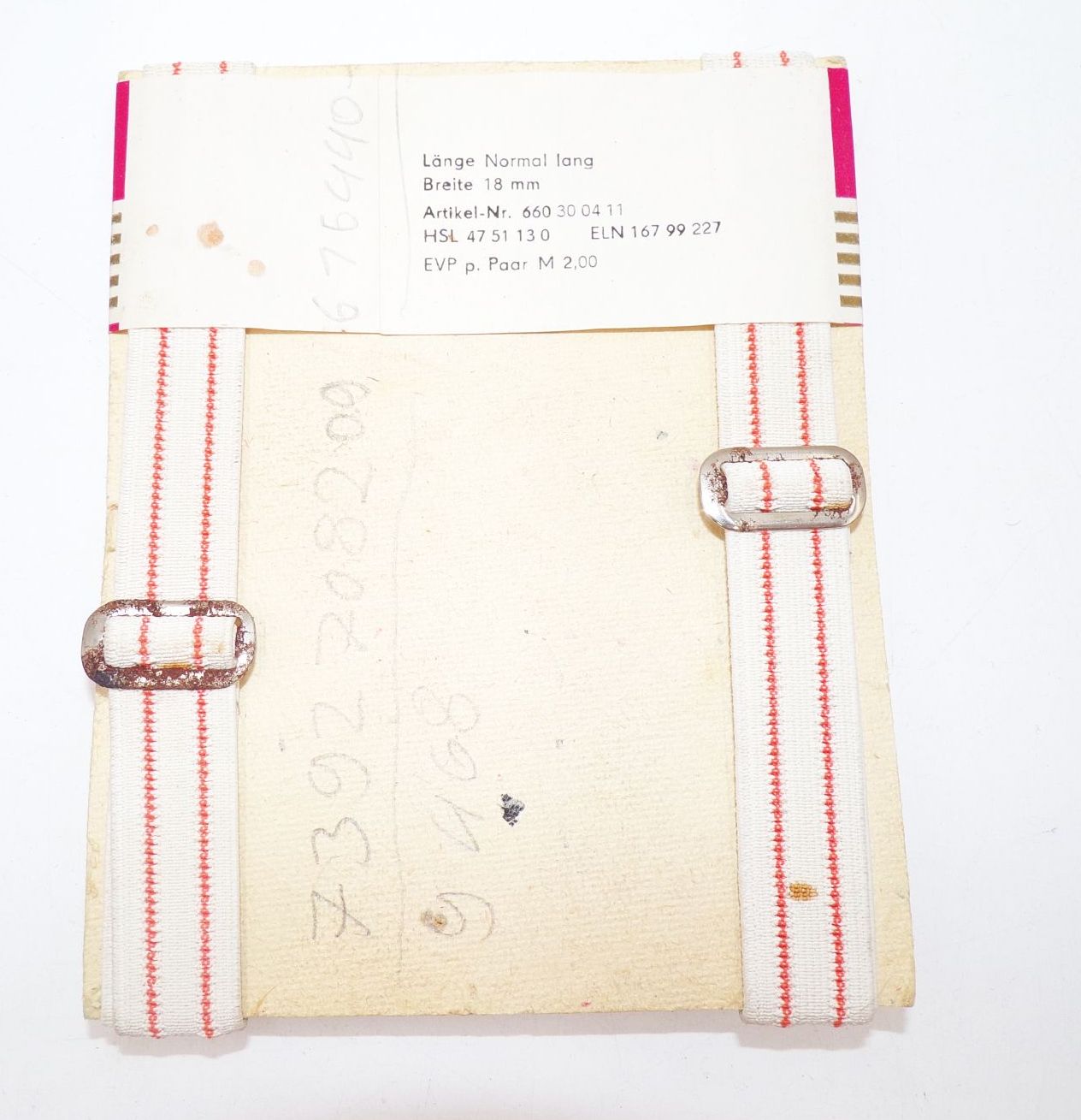 Alte Sockenhalter DDR Vintage Ungetragen NOS 6 Stück