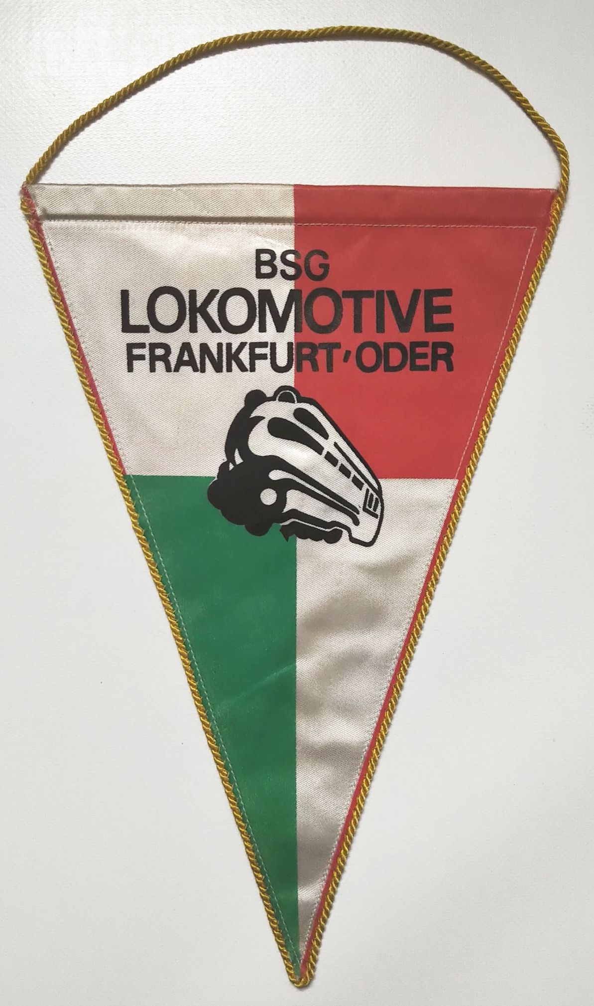BSG Lokomotive Frankfurt Oder alter DDR Sport Wimpel