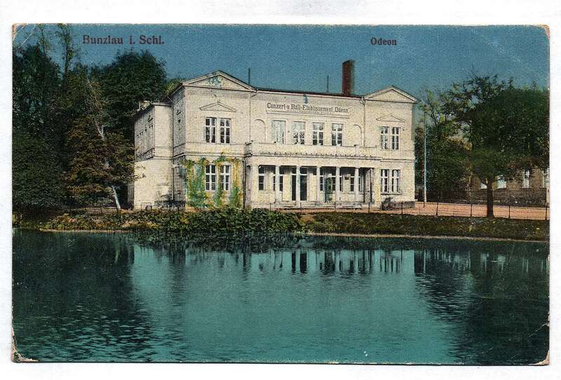 Ak Bunzlau Schloss Odeon 1927