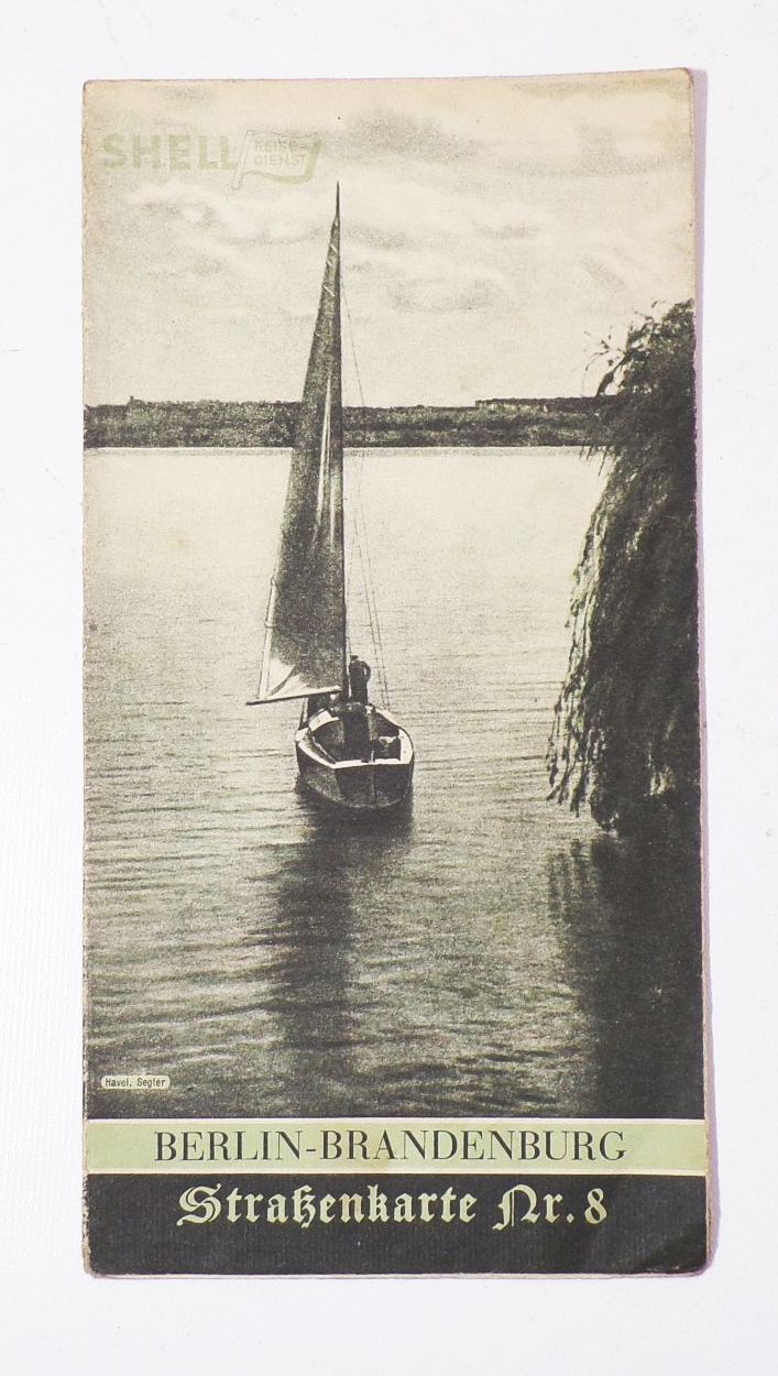 Shell Landkarte Berlin Brandenburg Straßenkarte Nr 8 Havel Segler 