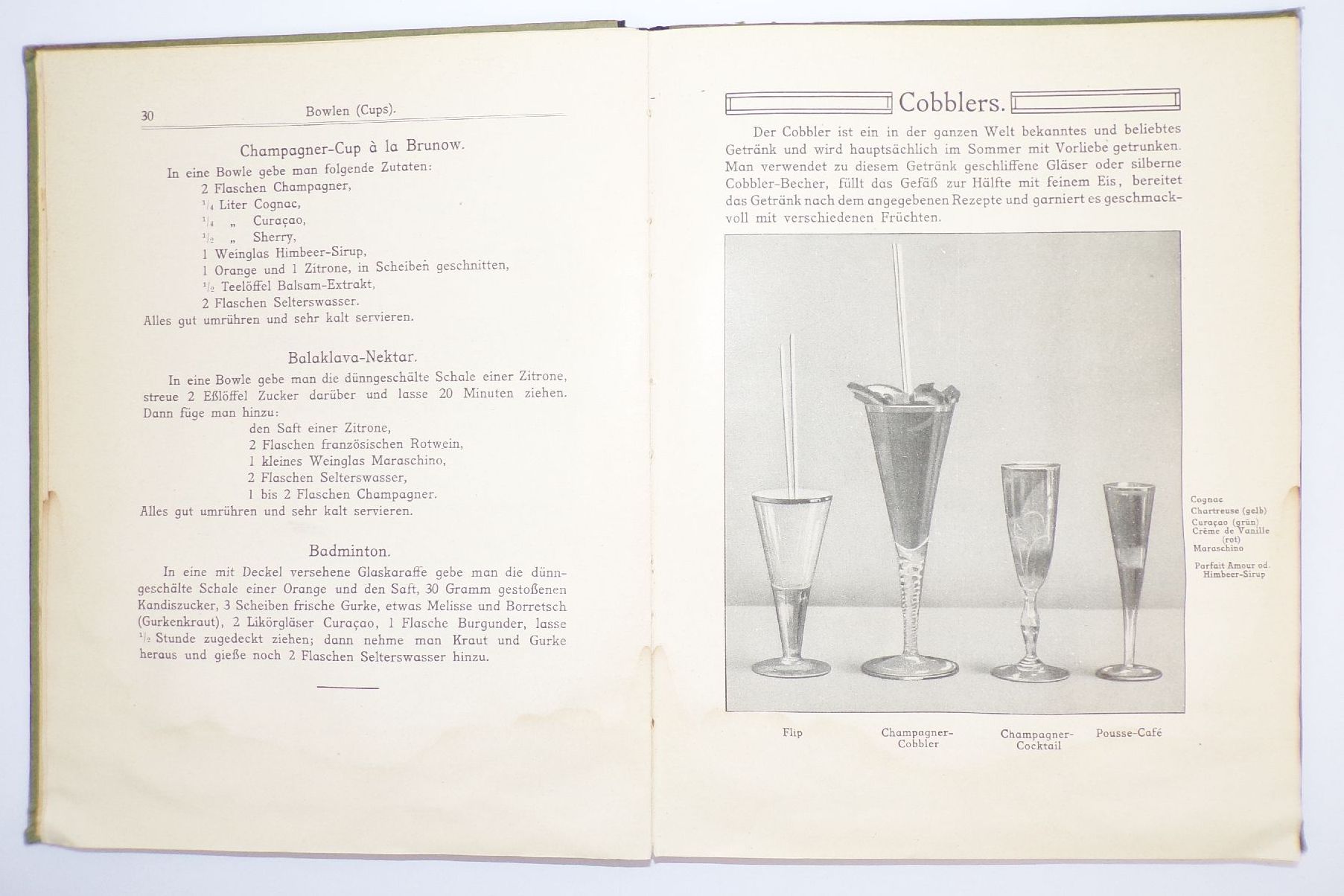 Der Mixologist illustriertes Getränkebuch Seutter um 1930 Barkeeper 