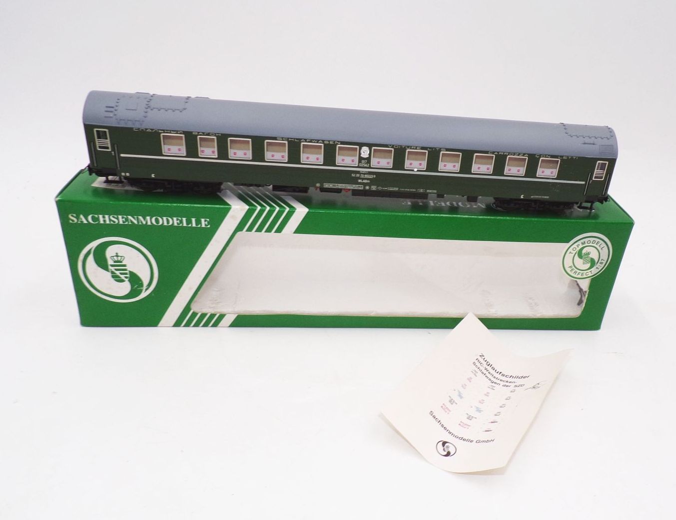 Sachsenmodelle 14328 Schlafwagen Spur H0 in OVP 