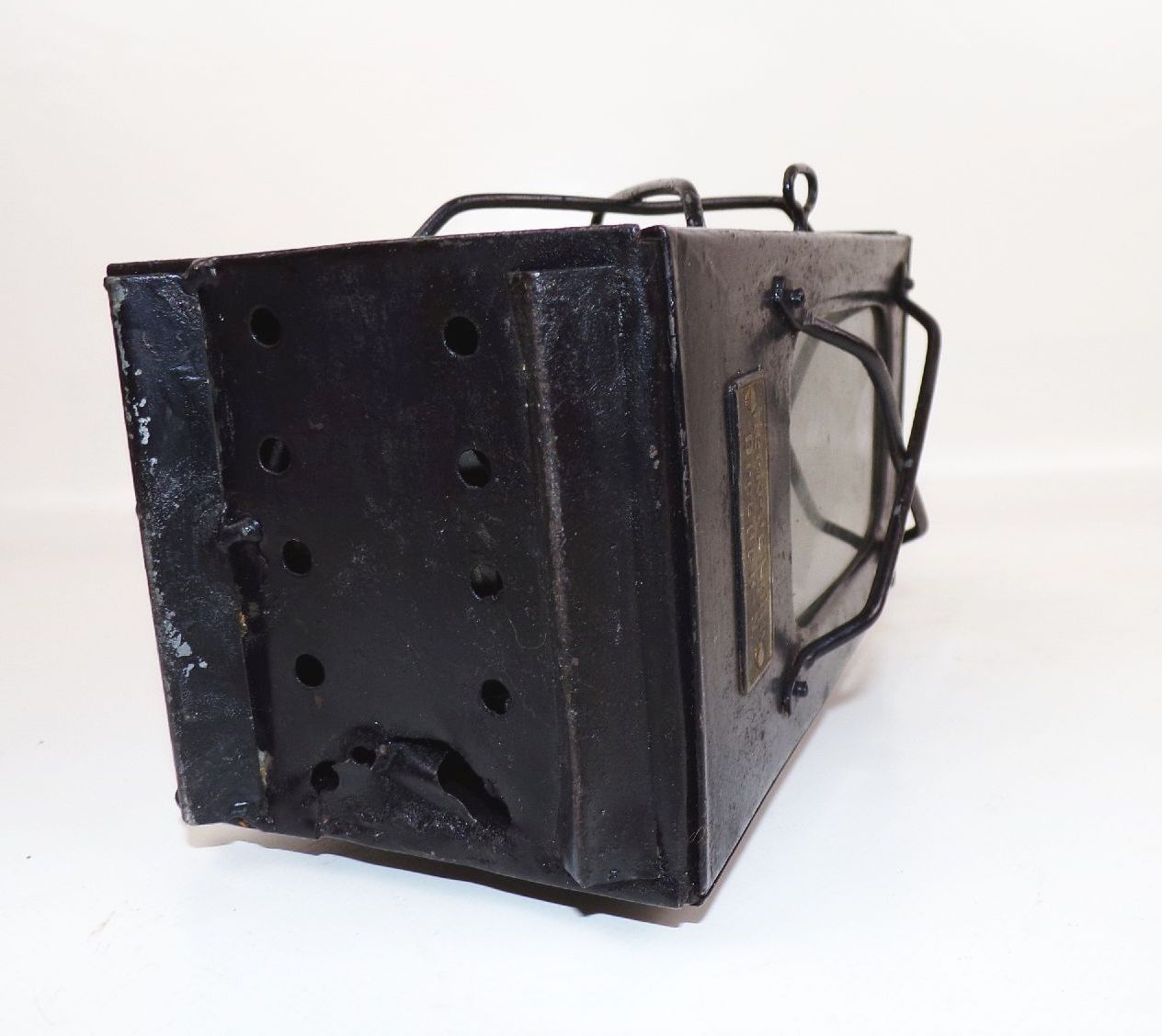 Alte Laterne Heckers Sohn Dresden Handlampe true Vintage