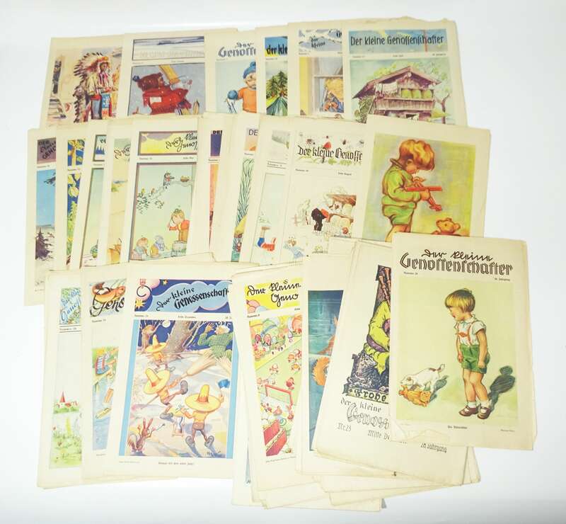 Konvolut Der kleine Genossenschaftler Kinderzeitung 1930er 
