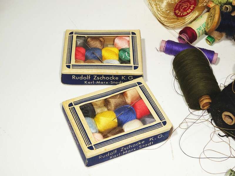 Konvolut Garn Zwirn Stopftwist Sternzwirn Schneider 2 kg Handarbeit Nähen