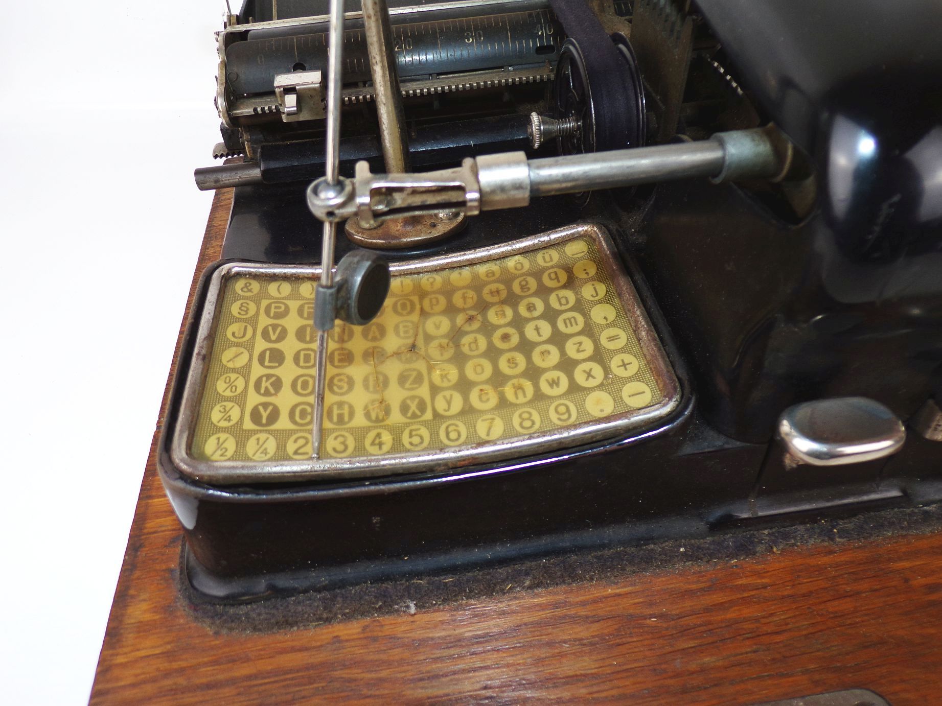 Alte Mignon Schreibmaschine typewriter Holzkoffer Alte Mignon Schreibmaschine typewriter Holzkoffer