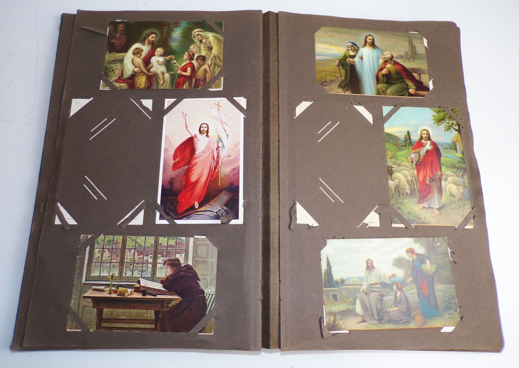 Ansichtskartenalbum mit Christlichen Karten Jesus Christi Religion Ansichtskartenalbum mit Christlichen Karten Jesus Christi Religion