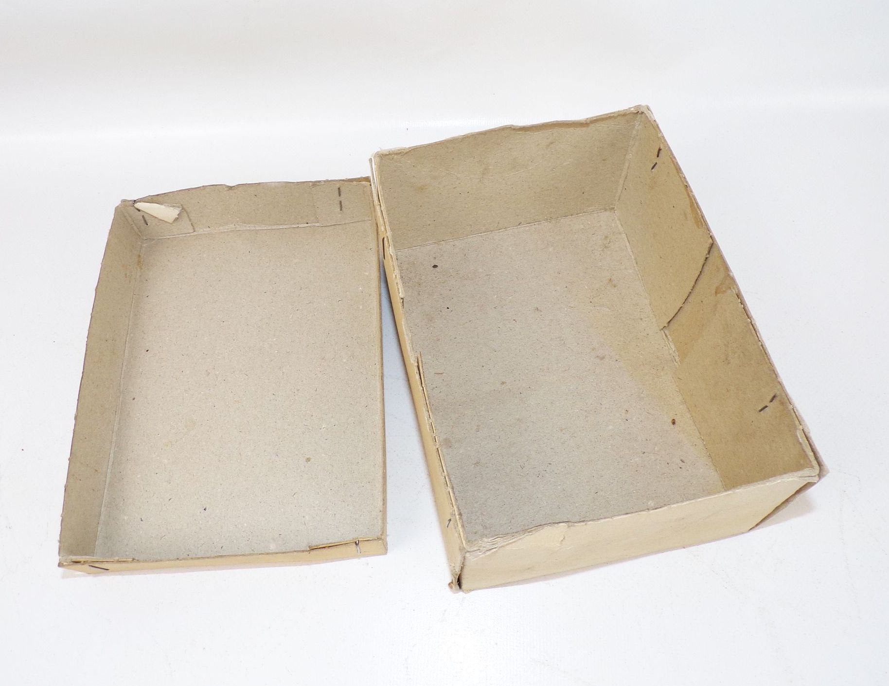 DDR Schuhkarton VEB Schuhfabrik Schwedt Werk Zehdenick Kleinstkinder Sandale