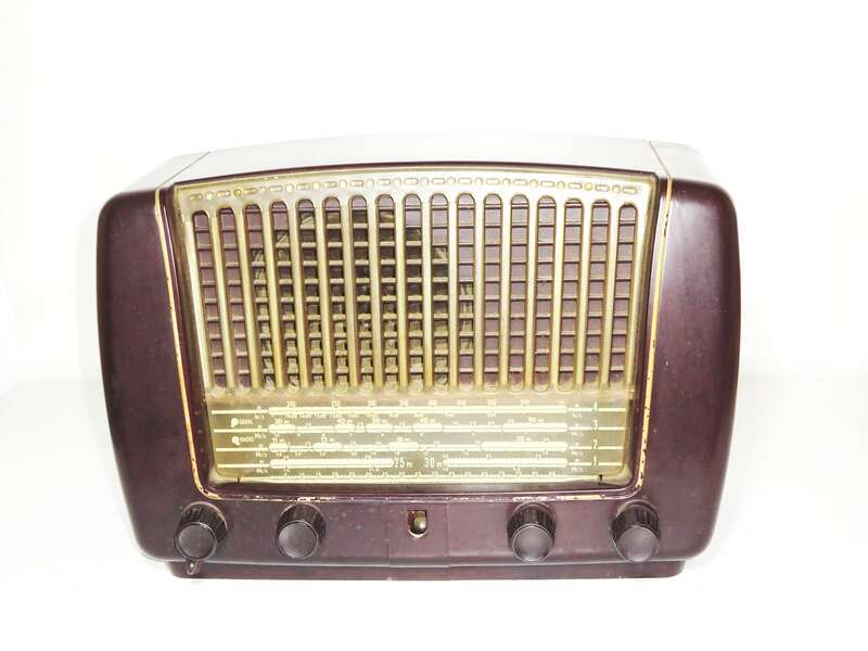 Philips BX416 A53 Röhrenradio Bakelit Gehäuse Vintage