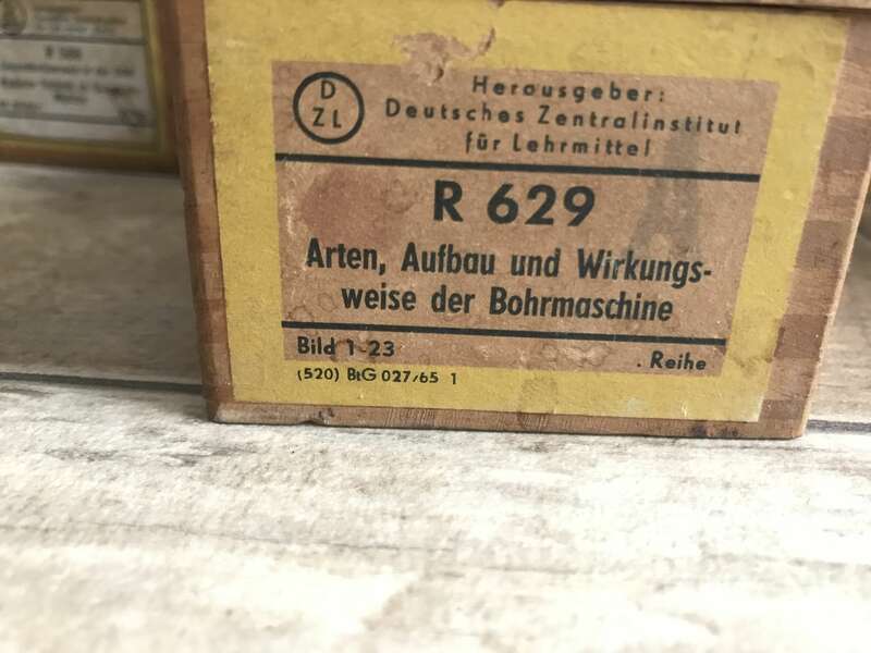 Foto Lehrmaterial Glasdias Länder Lehrmittel Sowjetunion DDR Deutschland Dias